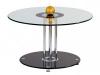 HAL-Orbit kör alakú üveg dohányzóasztal